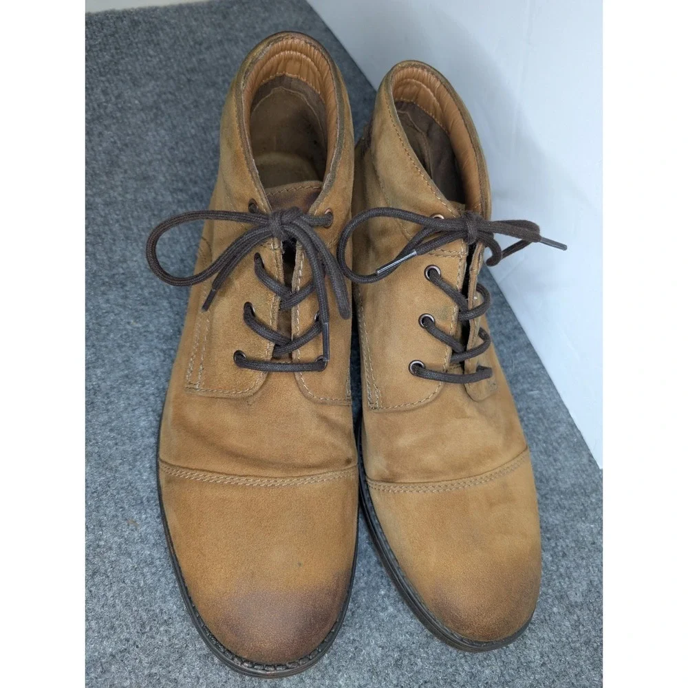 Clarks‎ Men's Chukka Style Tan Suede Books Size 12 READ